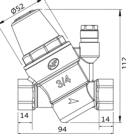 Réducteur de pression multi-raccordement 3/4 Somatherm for you