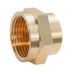 Réduction laiton avec butée interne Femelle 20/27 (3/4") - Femelle 15/21 (1/2"), lot de 2