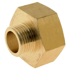 Réduction laiton Femelle 20/27 (3/4") - Mâle 12/17 (3/8"), lot de 2