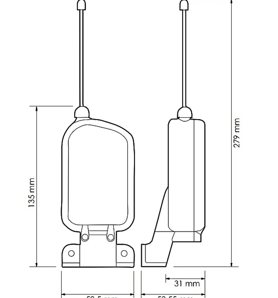 Recepteur 4 canaux PRX433405 - 1173