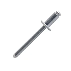 Rivet aveugle tête plate aluminium 4,0 x 14 mm, 15 pièces