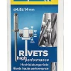 Rivets aveugles alu haute performance Rapid Ø4.8x14mm + foret de perçage, 50 pièces