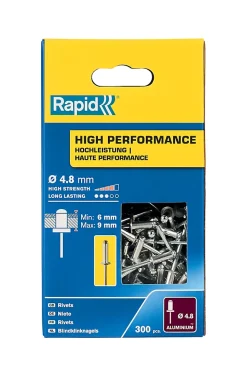 Rivets Haute performance Rapid Ø4.8 x 12 mm