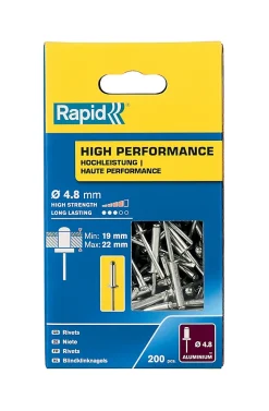 Rivets Haute performance Rapid Ø4.8 x 25 mm