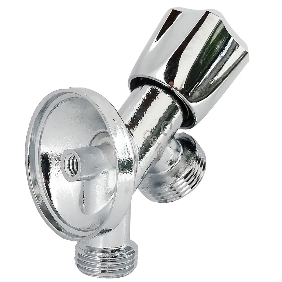 Robinet à clapet pour alimenter une machine à laver Entrée Mâle 1/2" - Sortie Mâle 3/4" en parallèle Somatherm for you