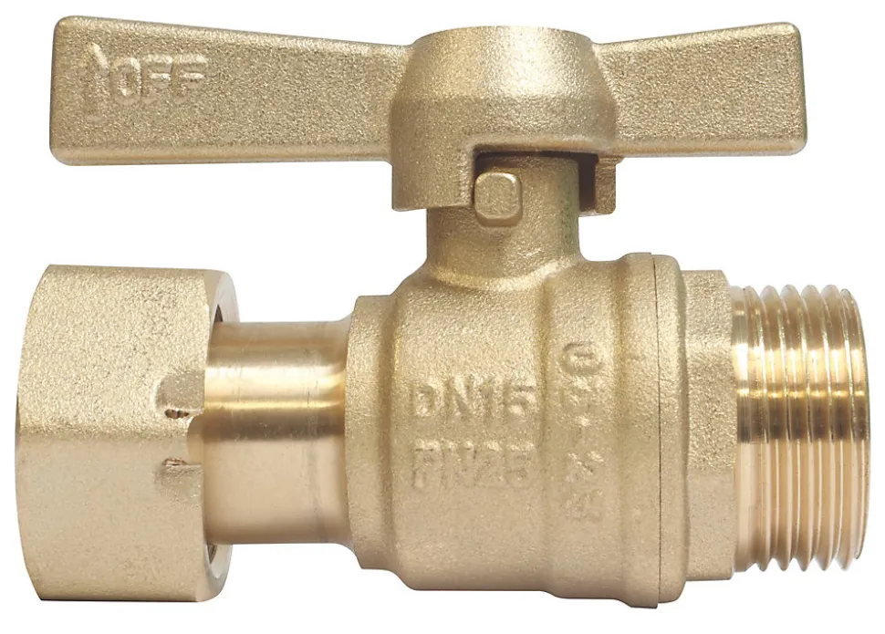 Robinet compteur mâle 3/4 écrou libre 3/4 Somatherm for you