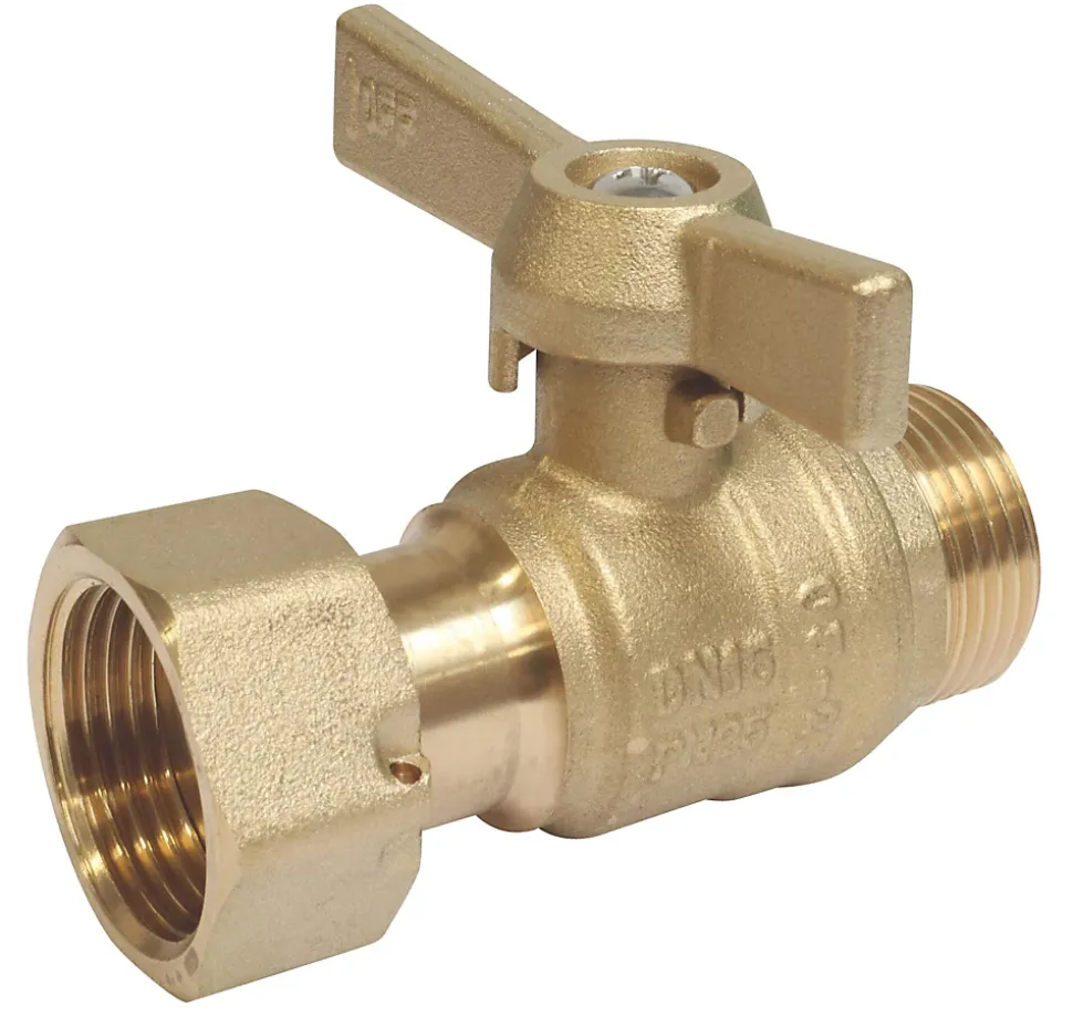 Robinet compteur mâle 3/4 écrou libre 3/4 Somatherm for you