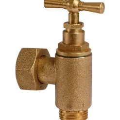 Robinet d'arrêt équerre tête à potence - Watts industries - M 1/2' - F 3/4' - Avant compteur d'eau