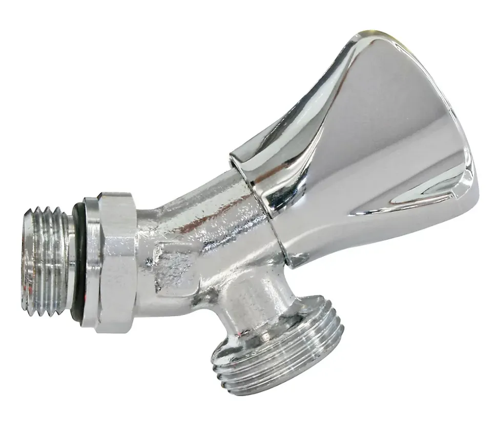 Robinet orientable à sortie inclinée pour machine à laver Entrée Mâle 1/2" - Sortie Mâle 3/4" Somatherm for you