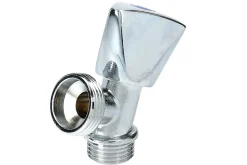 Robinet simple de machine à laver 1/2 3/4 Luxe tête laiton chromé - GARIS - B01-RMLZ