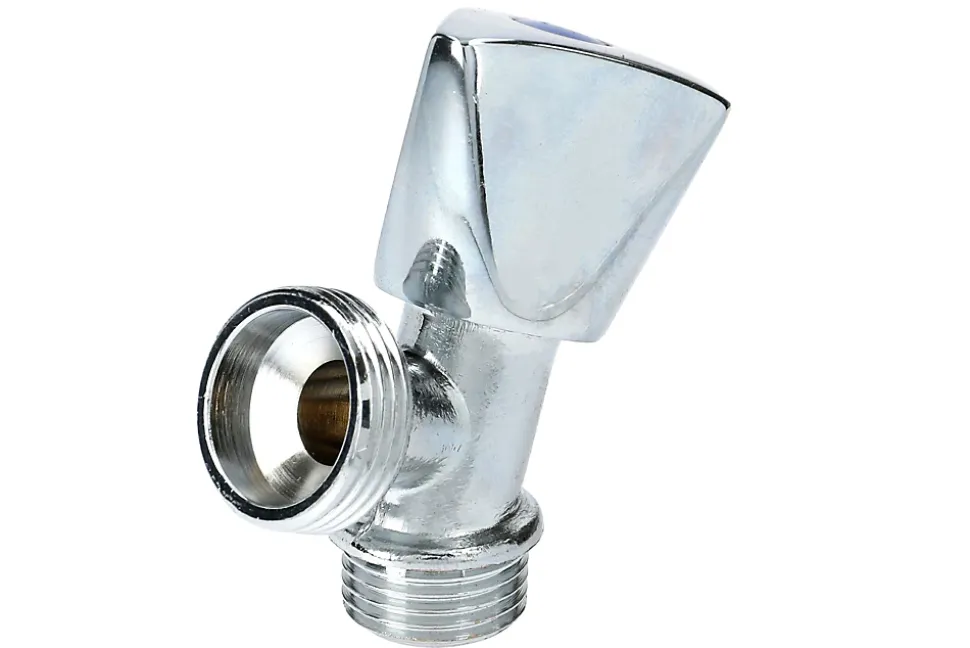 Robinet simple de machine à laver 1/2 3/4 Luxe tête laiton chromé - GARIS - B01-RMLZ