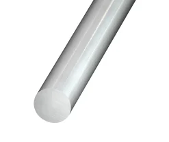 Rond aluminium brut ø6 mm, 1 m Argent