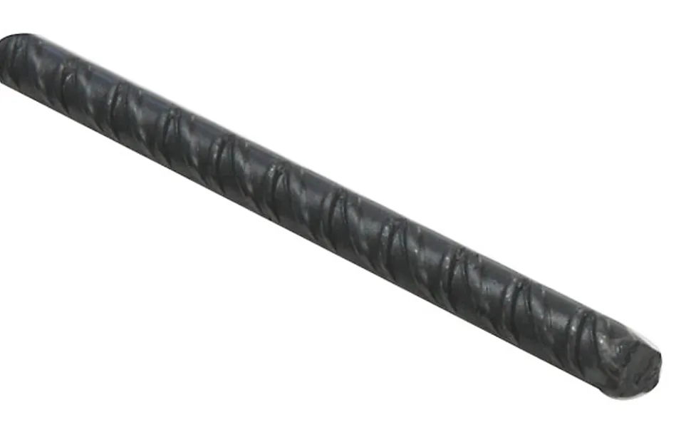 Rond béton crénelé acier verni ø8 mm, 2 m