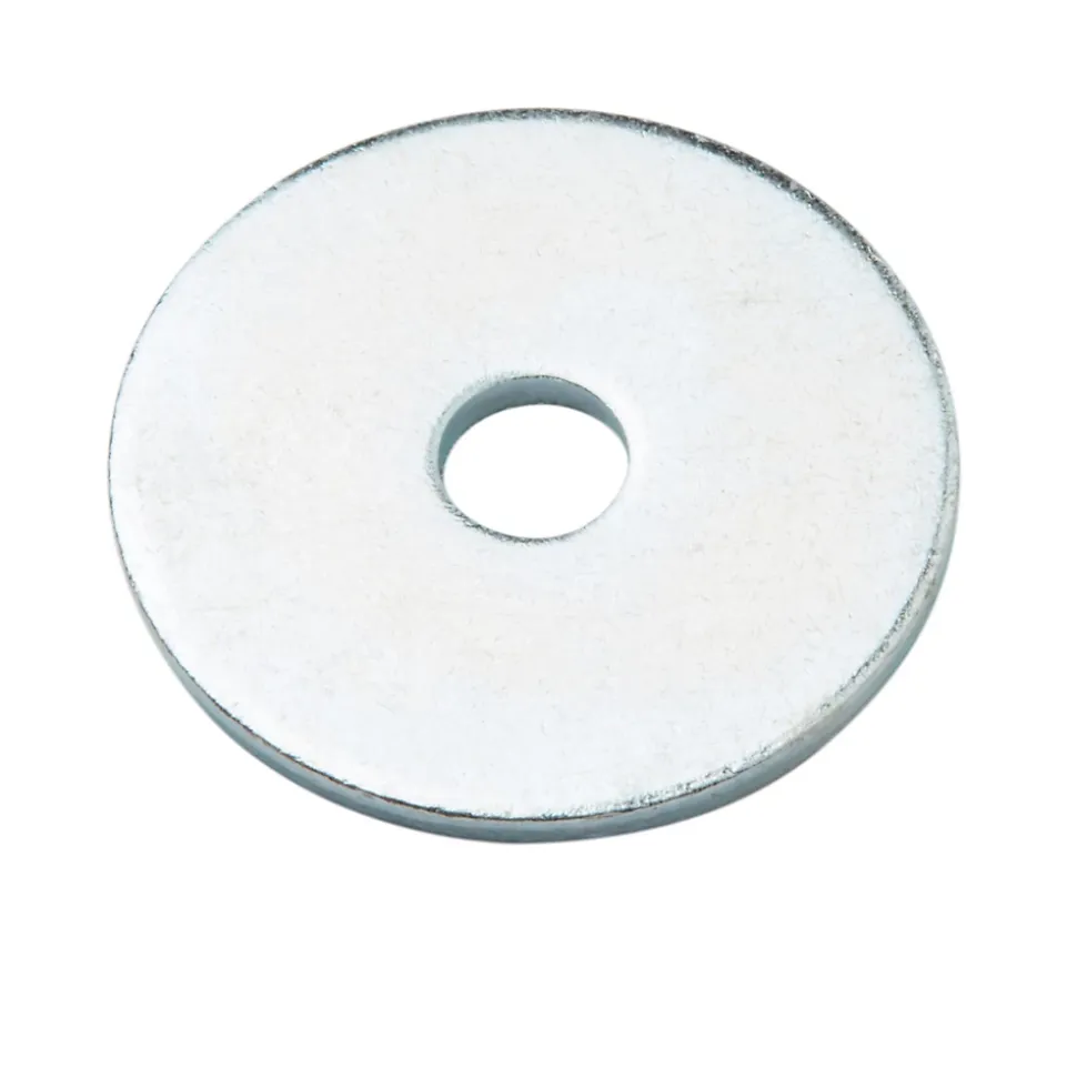 Rondelle plate en acier zingué ø5 mm - 10 pièces