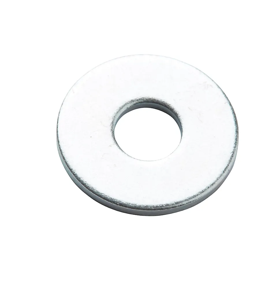 Rondelle plate en acier zingué mm - 10 pièces