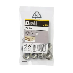 Rondelles cuvettes en acier inoxydable A2 ø 6mm - 25 pièces