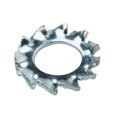 Rondelles dentelée en acier au carbone ø 4mm - 10 pièces