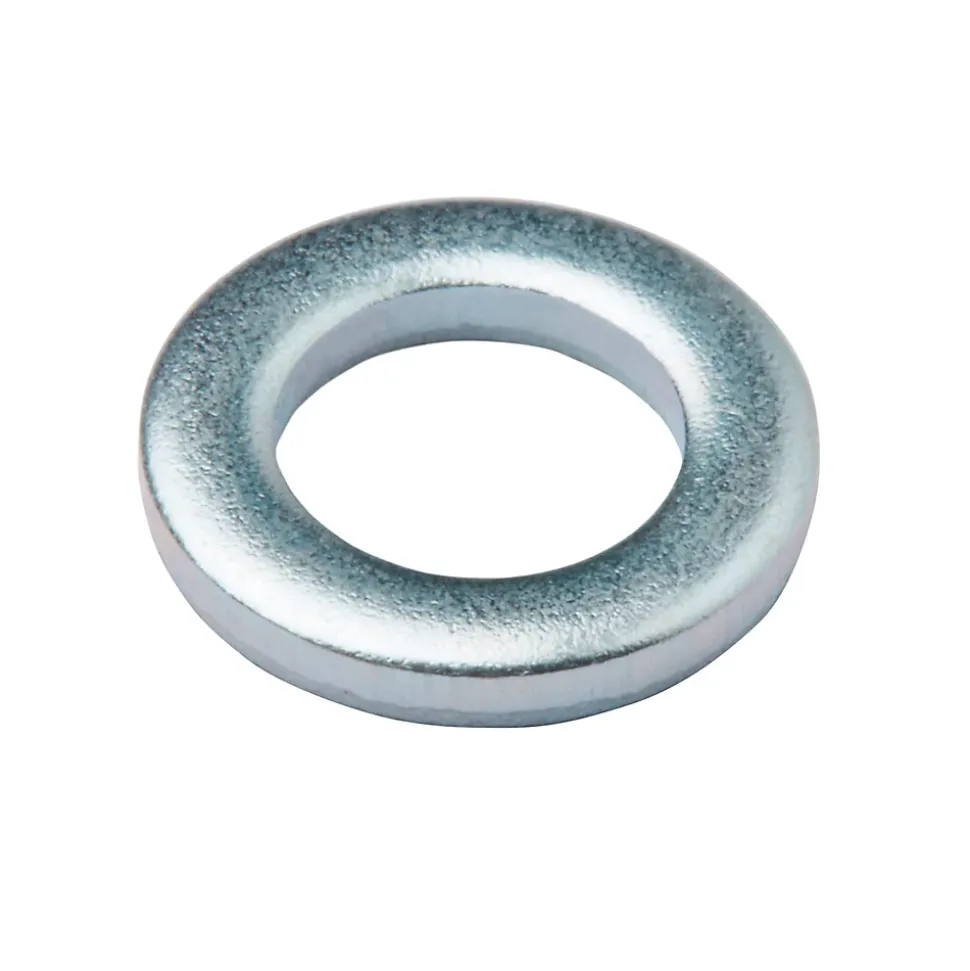 Rondelles plates de taille moyenne en acier inoxydable A2 ø 6mm - 10 pièces
