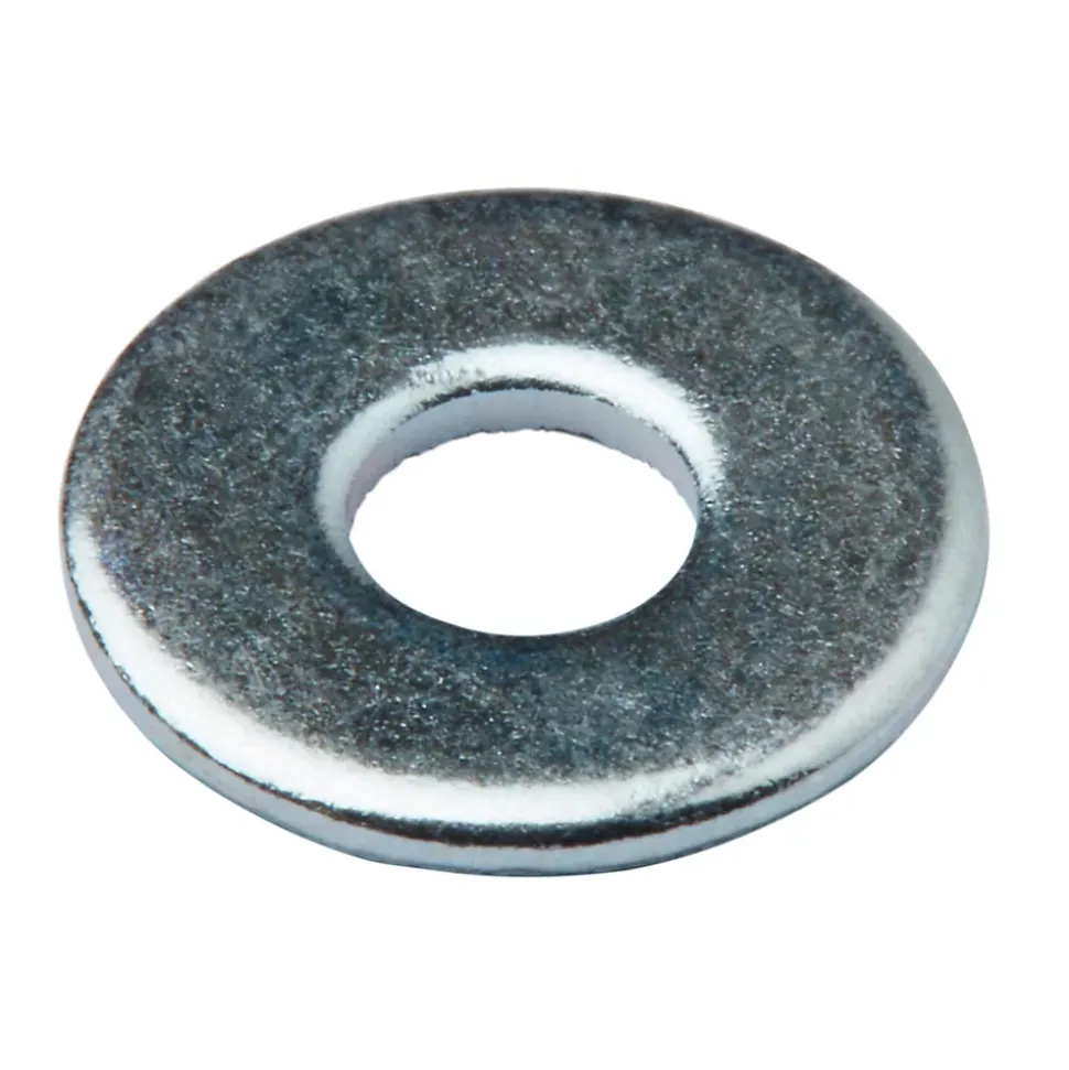 Rondelles plates larges de réparation en acier au carbone ø 4mm - 10 pièces