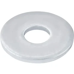 Rondelles plates larges en acier au carbone ø 6mm - 10 pièces