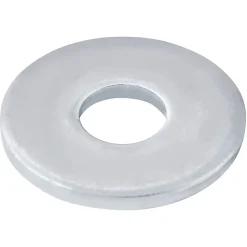 Rondelles plates larges en acier au carbone ø 4mm - 10 pièces