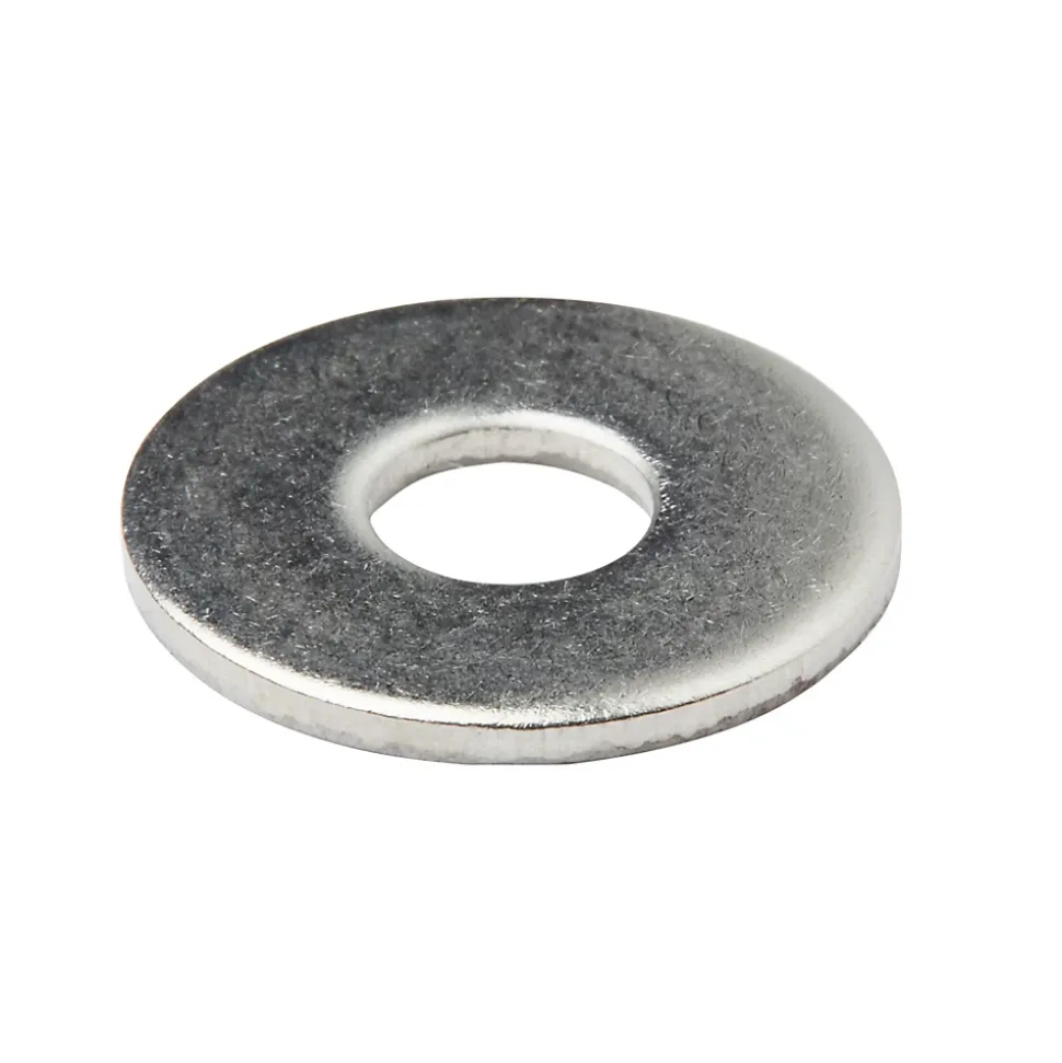 Rondelles plates larges en inox ø 8mm - 10 pièces