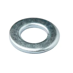 Rondelles plates moyennes en acier au carbone ø 8mm - 20 pièces