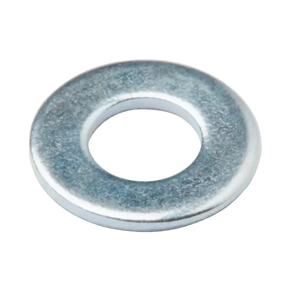 Rondelles plates moyennes en acier au carbone ø 4mm - 20 pièces