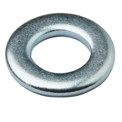 Rondelles plates moyennes en acier au carbone ø 6mm - 20 pièces