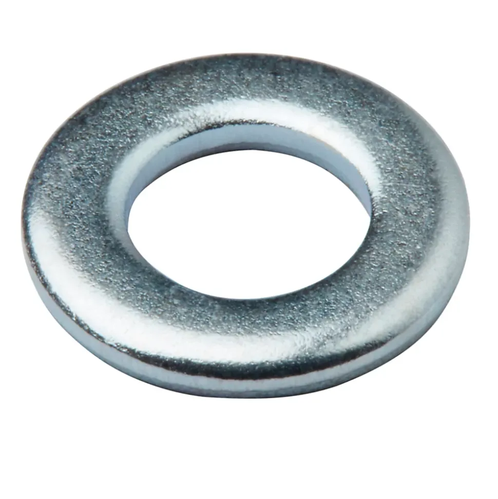 Rondelles plates moyennes en acier au carbone ø 6mm - 20 pièces