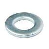 Rondelles plates moyennes en acier au carbone ø 10mm - 20 pièces