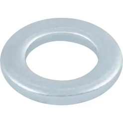 Rondelles plates étroites en acier au carbone ø 7mm - 20 pièces