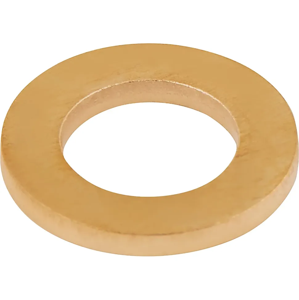 Rondelles plates étroites en laiton ø 8mm - 10 pièces