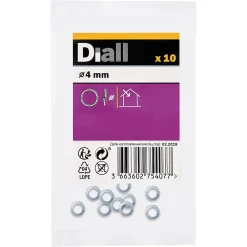 Rondelles ressorts en acier au carbone ø 4mm - 10 pièces