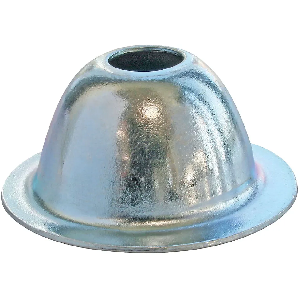 Rosace conique - Acier nickelé - Hauteur 9 mm - Ø 28 mm - Sachet de 10 pièces