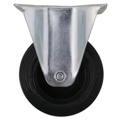 Roulette fixe ø10 cm,75 kg Caoutchouc