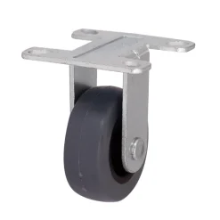 Roulette fixe grise ø4.9 cm, charge max 30 kg