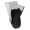Roulette fixe noire ø12.5 cm, charge max 100 kg