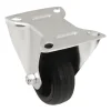 Roulette fixe noire ø8 cm, charge max 70 kg