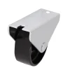 Roulette fixe noire ø4.45 cm, charge max 20 kg