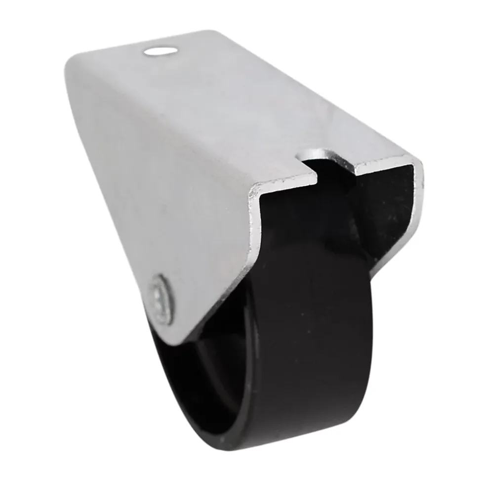 Roulette fixe noire ø4.45 cm, charge max 20 kg