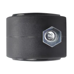 Roulette jumelée pivotante sans frein ø40 mm, tige filetée 8 x 15 mm, charge max 30kg