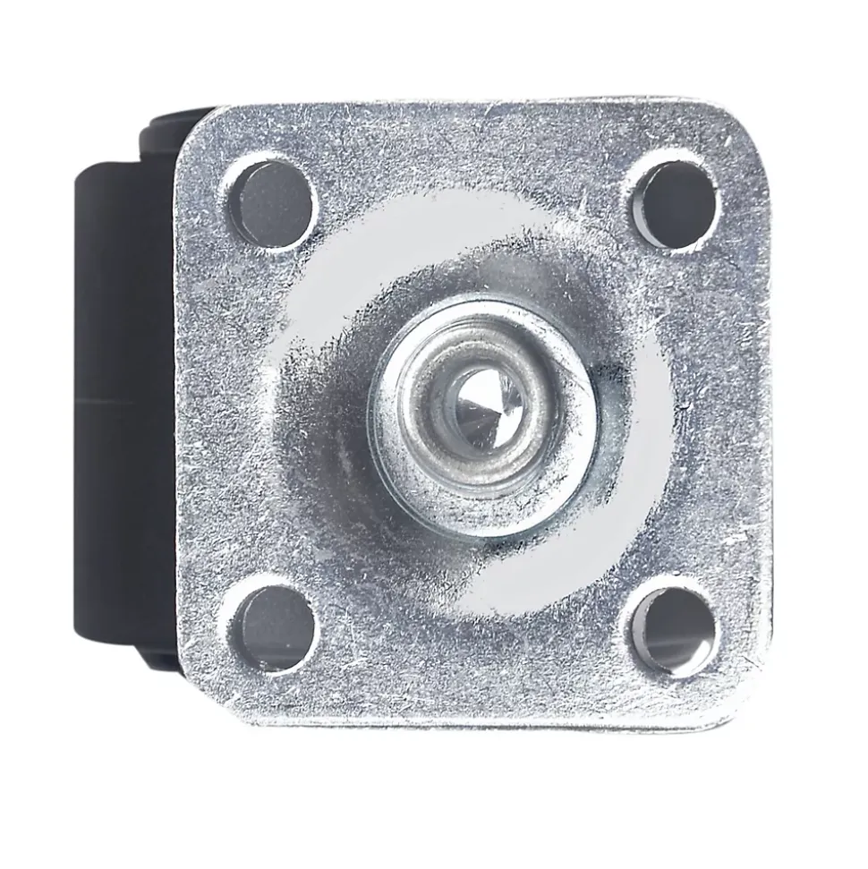 Roulette jumelée pivotante sans frein ø40 mm, plaque, charge max 30kg