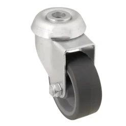 Roulette pivotante grise ø5.02 cm, charge max 30 kg