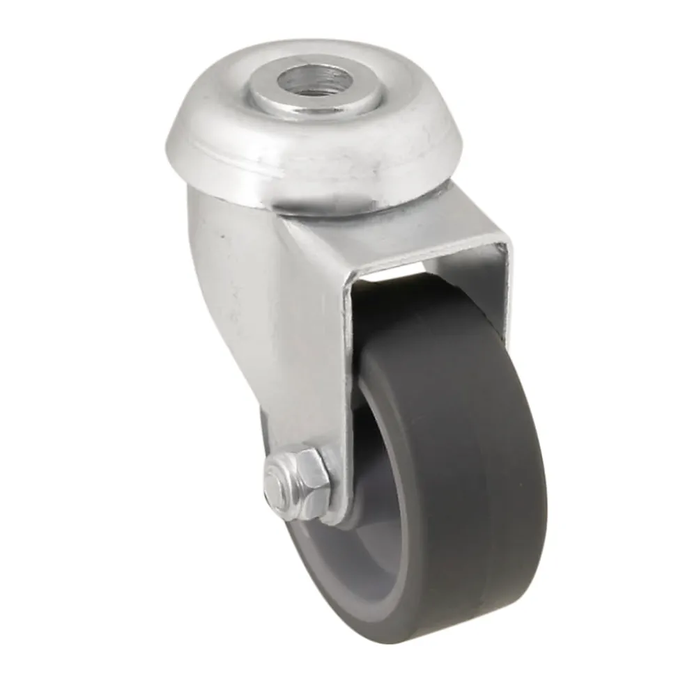 Roulette pivotante grise ø5.02 cm, charge max 30 kg