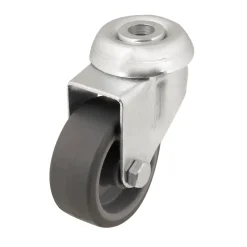 Roulette pivotante grise ø5.02 cm, charge max 30 kg