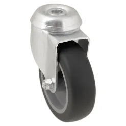 Roulette pivotante grise ø7.63 cm, charge max 55 kg