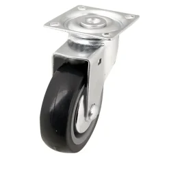 Roulette pivotante grise ø7.5 cm, charge max 60 kg