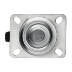 Roulette pivotante noire ø10 cm, charge max 75 kg