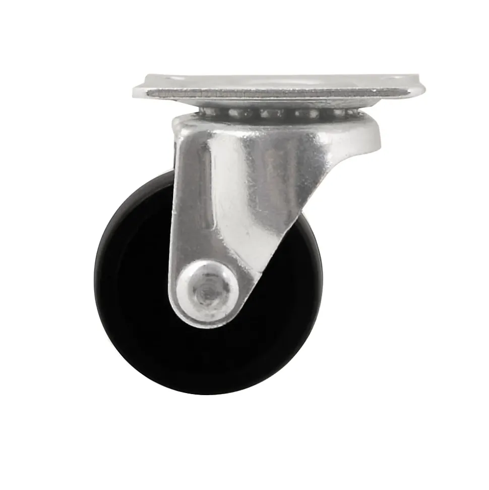 Roulette pivotante noire ø2.95 cm, charge max 15 kg